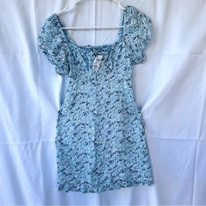 Blue Floral Dress NWT size XS